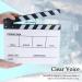 Hilitchi Acrylic Film Clapper Board 25x30cm - Professional Movie Slate for Action Scene Cuts - Buy Online on GoSupps.com