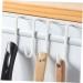 ABOOFAN 4 pcs 1 Set Racks Door White Hat Back Durable Hanging Punch- Clothes Hanger Stainless - Buy Online on GoSupps.com