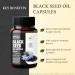 Vasu Safe Herbs Black Seed Oil Capsules 120 Softgels - Black Seed Oil Cold Pressed Nigella Sativa Kalonji 500mg Herbal Wellness with Omega 3 6 9 Non-GMO Gluten-Free Vegan - Buy Online on GoSupps.com