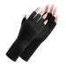 1 Pair Uv Glove for Gel Manicures Uv Protection Gloves UPF50+ Uv Nail Gloves Fingerless Manicure Gloves Uv Protection for Skin Care Protect Hands from UV Harm Black Uv Gloves for Gel Manicures