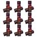 Beaupretty 50 Pieces Empty Lip Gloss Boxes Paper Lipstick Packaging Box Wrapping Perfume Essential Oil Bottle Packaging Box (Black)