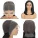10 Inch Bob Wig Human Hair - 13x4 Lace Frontal Wig for Black Women | Pre Plucked, 150% Density, Natural Color - HD Transparent - Buy Online on GoSupps.com