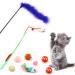QUOZUO 31 pcs Cat Toys Variety Pack for Kitty 2 Way Tunnel Cat Feather Teaser Cat mouse Toy Cat Crinkle Balls Cat Balls with Bell Catnip Toys for Indoor Cats Kittens Toys - Buy Online on GoSupps.com