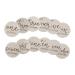 Little Pear Wooden Monthly Milestone Cards, Baby Milestone Photo Props, Wooden Monthly Photo Prop Cards Gray Wood Milestone Discs