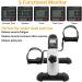 Hausse Portable Exercise Pedal Bike - Mini Peddler for Legs and Arms with LCD Display (White) - Buy Online on GoSupps.com