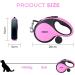 Edipets 8 Metre Pink Retractable Dog Lead for Small, Medium and Large Dogs - Flexible Training and Walking Tape - Buy Online on GoSupps.com