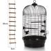 Phiezc Bird Toys - Wooden Ladders & Cage Accessories for Budgies Nymphicus & Cockatoos | 10-Part 64 cm Ladder - Buy Online on GoSupps.com