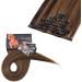 26 Ombre Colorful Synthetic Hair Extensions 8Pcs 18Clips Dark Brown/Sandy Blonde - 26 Inch - Buy Online on GoSupps.com