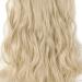 8Pcs Clip in Hair Extensions Synthetic Curly Wavy Hair Pieces - 17 Inch #Bleach Blond - Buy Online on GoSupps.com
