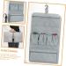 Healeved Multifunctional Storage Bag Organizer Bags for Travel Folding Comb Men Hair Blow Dryer Grey Leather - Buy Online on GoSupps.com