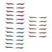 POPETPOP 36 Pairs Anti Sweat Eyeliner Stickers Eyeshadow Green Tape Makeup Tape Eyeliner Tape Tool Prom Man