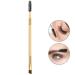 Double Ended Eyebrow Eyelash Brush - Angled Brow Makeup Tool | Wooden Cosmetic Brush for Perfect Eyebrows - Buy Online on GoSupps.com