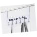 Alipis Over Door Clothes Hanger Rack Over The Door Coat Rack Storage Rack Coat Hanger Hanging Door Indoor medium White - Buy Online on GoSupps.com