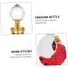 VINTORKY 1pc Peacock Essential Oil Bottle Liquid Bottle Perfume Bottle Dropper Bottle Liquid Dispenser Glass Empty Holder Liquid Holder 3.1x10.5cm Red - Buy Online on GoSupps.com