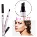 Beavorty Eyebrow Pencil Eyebrow Makeup Tool Liquid Eyebrow Pen Makeup Tools No Smudge Miss 1 count (Pack of 1) As Shown - Buy Online on GoSupps.com