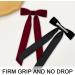 4pcs Velvet Bow Hair Clips Bow Hairpins Ponytail Holder Hair Bow Clips with Long Tail Bowknot Barrette for Kids Girls Women - Buy Online on GoSupps.com