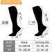 Jefshon Compression Stockings for Men & Women - Ideal for Sports Running Air Travel Pregnancy Nursing Medical Use & Marathons - XL-XXL Large Sizes - 5 Pairs - Buy Online on GoSupps.com