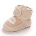 MASOCIO Baby Girls Boys Cute Sheep Booties Infant Soft Sole Crib Pram Prewalker Warm Boots 0-6 Months Khaki