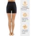 Gym People High Waist Yoga Shorts - Tummy Control Fitness Shorts with Pockets | Black - Medium - Buy Online on GoSupps.com