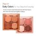 Etude House Play Color Eyes Mini Jewelry 1 Gold Pendant Eyeshadow Palette - 4 Glitter, Shimmer, and Matte Shades | Long Lasting Korean Makeup - Buy Online on GoSupps.com