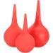 9pcs Multiuse Ear Cleaner & Air Blower Bulb for Adults - Red Rubber Squeeze Bulb Aspirator for Ear Cleaning and Mucus Washing - Buy Online on GoSupps.com