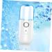 BELLIFFY Nano Water Replenishing Instrument Hydrator Mini Facial Cooling Steamer Nano Mister White Plastic - Buy Online on GoSupps.com
