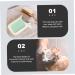 VINTORKY 6pcs Black Linen Soap Loofahs Soap Mesh Holder Foaming Net for Face Washing Net Bags Flax - Buy Online on GoSupps.com