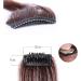 Bangs Hair Clip 2Pcs/set Synthetic Hair Bangs Clip in Front Side Bangs Wavy Curly Hair Extensions 30/35CM Long Natural Dragon beard Bangs Hairpiece for Women Bangs Clip in Hair (Color : 35cm Brown Bl 35cm Brown Black - Buy Online on GoSupps.com