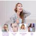 Zinueen Eye Massager with Heat & Temperature | Rechargeable Eye Mask for Dry Eyes & Dark Circles | 6 Massage Modes for Ultimate Relief - Buy Online on GoSupps.com