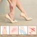 8 Pairs Heel Pads for Shoes - Self-Adhesive Cushions for Men & Women | Stop Heel Slip & Blisters - Pale Apricot & Black - Buy Online on GoSupps.com