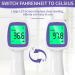 Infrared Forehead Digital Thermometer - Accurate & Fast Non-Contact Measurement | Three Color Backlight Display - Children & Adult Home Health Care - Blue - Buy Online on GoSupps.com