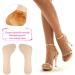 High Heel Inserts for Women - 2 Pairs Invisible Adhesive Cushion Insoles with Arch Support | Non-Slip Comfort Shoe Pads for Sandals Flats and Pumps (Beige - Buy Online on GoSupps.com
