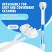 Pawsitive Vibes Dog Toothbrush Set - 3-Sided Silicone Toothbrush for Dogs Cats & Puppies - Easy & Safe Cleaning - Buy Online on GoSupps.com