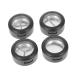 DRESSOOS 8 Pcs Eye Shadow Box Makeup Travel Containers Empty Palette Eyeshadow Travel Black Plastic