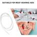 75cm Transparent PVC Hearing Aid Earmold Tube | Premium Ear Sound Tube for Optimal Hearing Aid Performance - Buy Online on GoSupps.com