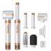 Hairstyler 7 in 1 hairstyler Ukliss Air Styler 7 in 1 with 110 000 rpm high-speed Ionic hairdryer wrap air curling iron warm air brush & round brush diffuser hair styler for all hair types white gray