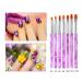 10-Piece UV Gel Nail Brush Set - Professional Acrylic Painting Pens for Nail Art & Design - Buy Online on GoSupps.com