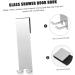 Alipis 2pcs Glass Door Hook Wall Hangers for Clothes Over The Door Coat Hooks Bathroom Door Hook Hanging 18X4.2X3.5CMx2pcs - Buy Online on GoSupps.com