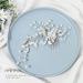 Unicra Bridal Wedding Hair Comb | Silver Rhinestone Leaf Headpiece for Women & Bridesmaids - Elegant Side Accessories - Buy Online on GoSupps.com