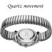 SHMIOU English Talking Watch for Visually Impaired, Elderly Men & Women - Expansion Band Quartz with Alarm, White Dial & Silver Frame - Buy Online on GoSupps.com