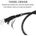 Black Faux Leather Whip Costume Accessory Handmade Bullwhip for Racing, Cosplay & Equestrianism | 120cm - Buy Online on GoSupps.com