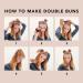 Kitsch Mini Bun Form  Hair Bun Maker  Hair Donut for the Perfect Bun  Bun Hair Maker  Back to School  Magic Ballet Bun Maker for Girls  Donut Bun Maker for Hair  Sock Bun for Hair  Bun Donut (Brown) Mini Brown - Buy Online on GoSupps.com