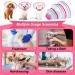 Adjustable Lightweight Pet Cone 5.7-8 Inches - Vivifying Elizabethan Collar for Small Dogs, Cats (Pink) - Size M - Buy Online on GoSupps.com
