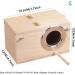 YJJKJ Pet Wood Bird Breeding Nesting Aviary Cage Box for Parakeets, Budgies, and Cockatiels - Buy Online on GoSupps.com