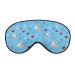Angels and Hearts Sleep Mask Eye Cover for Sleeping Blindfold with Adjustable Strap Blocks Light Night Travel Nap for Men Women