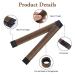 Uraqt Dutt Maker - 2-Pack Braiding Aid for Girls & Women | DIY Hair Styling Tool for All Hair Types | Coffee Color Donut Bun Maker - Buy Online on GoSupps.com
