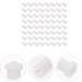 Veemoon Lot de 100 Aiguilles de Remplacement en Plastique Blanc pour Flacon de Colle Cils Embouts Anti-Bouchage Compacts Accessoires Essentiels pour Extensions de Cils et - Buy Online on GoSupps.com