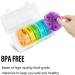 Weekly Pill Organizer & Planner - Large Compartment Pill Case for Vitamins Cod Liver Oil Supplements & Medication (White Rainbow) - International Shipping - Buy Online on GoSupps.com