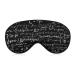 Physical Formula Mathematical Calculation Sleep Mask Eye Cover for Sleeping Blindfold with Adjustable Strap Blocks Light Night Travel Nap for Men Women