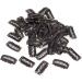 Buy Jeffrey Wig Clips - Metal U-Shape Combs with Soft Rubber for Hair Extensions - 50 Pieces (Black) - International Shipping Available - Buy Online on GoSupps.com